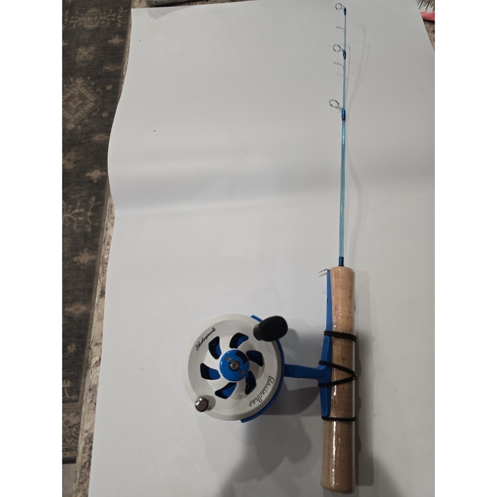 Shakespeare Glacier Drop Inline Ice Fishing Reel Left Handed